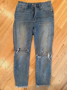 Madewell Women’s The Perfect Vintage Jean; Distressed; Size 27